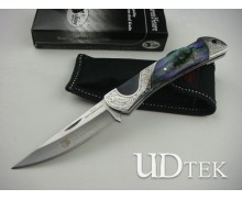 440 Stainless Steel 56HRC OEM Columbia 261 Treasure Knife Folding Knife UDTEK00456
